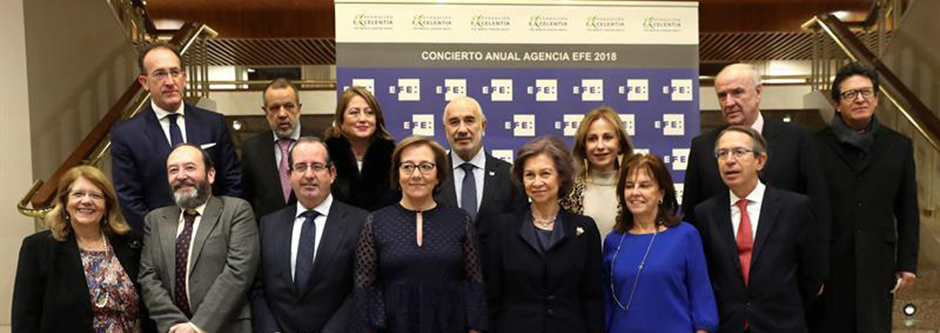 HM Queen Sofia chairs the concert organized by Agencia EFE