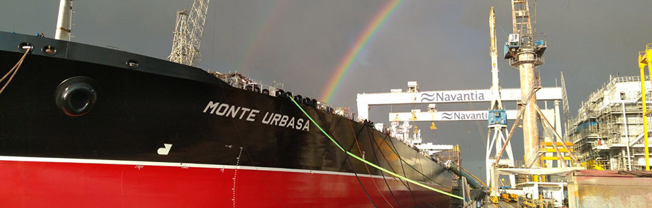 NAVANTIA launches at Puerto Real the second unit of the Suezmax oil tankers  