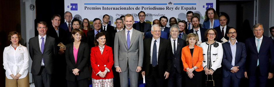 Felipe VI vindicates in EFE Awards the essence of good journalism
