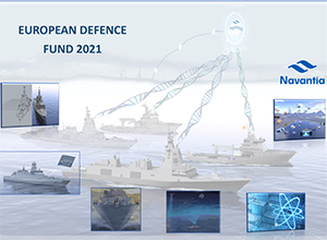 NAVANTIA participa en seis proyectos apoyados por el Fondo Europeo de Defensa, valorados en 265 millones de euros