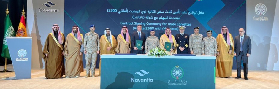 NAVANTIA construirá tres nuevas corbetas Avante 2200 para Arabia Saudí