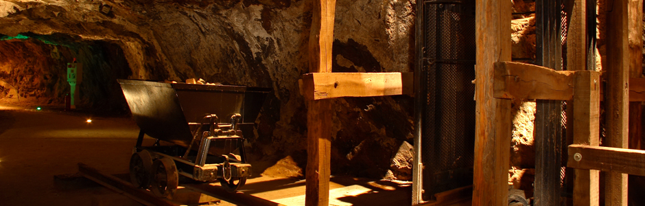 Interior de las minas de Almadén