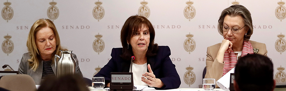 Pilar Platero informa en el Senado sobre el futuro de NAVANTIA