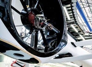 Detalle de una de las piezas de AIRBUS