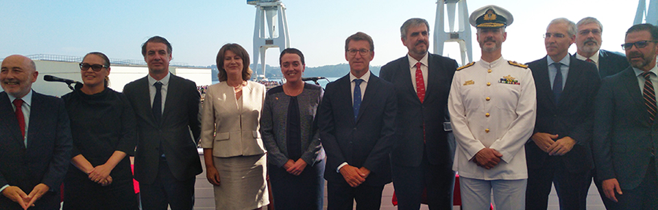 NAVANTIA bota el segundo buque logístico para la Marina Australiana