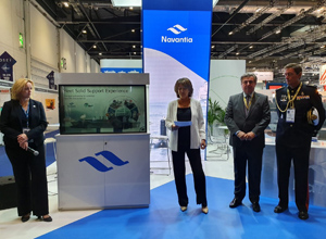 La presidenta de NAVANTIA, Susana de Sarriá, en la presentación del proyecto 