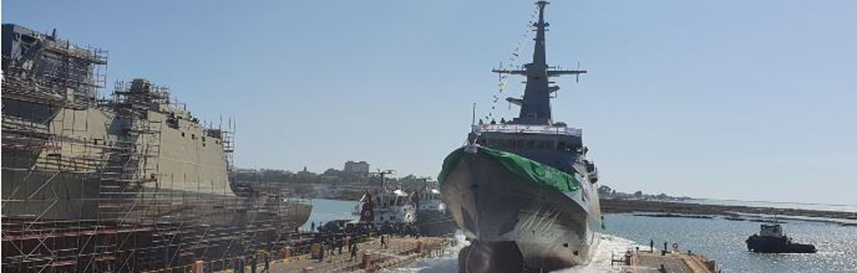 NAVANTIA celebrates the launching of the first corvette for Saudi Arabia 