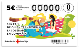 Boleto del Sorteo de Oro de Cruz Roja