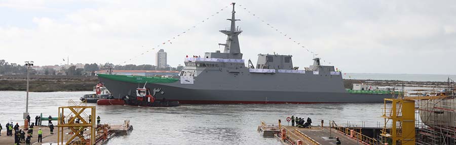 NAVANTIA holds the launching of the second corvette for Arabia Saudi 