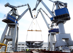 NAVANTIA celebra la puesta de quilla de la quinta corbeta para Arabia 