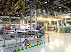 Interior de la fábrica de elementos combustibles de ENUSA.