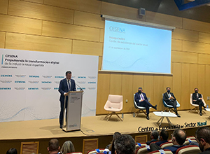 Intervención del presidente de NAVANTIA, Ricardo Domínguez.