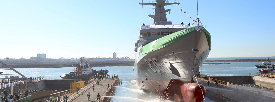 NAVANTIA bota en Bahía de Cádiz la quinta corbeta para Arabia Saudí