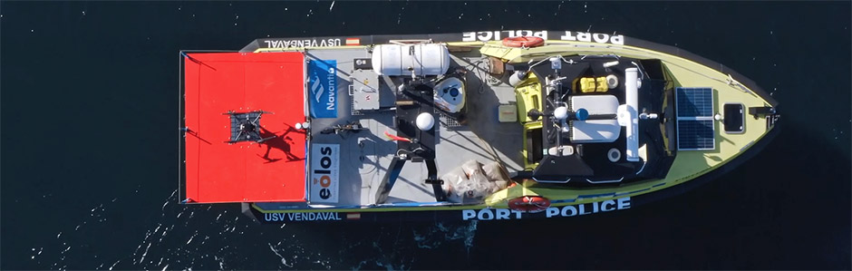 NAVANTIA realiza con éxito las primeras pruebas de vehículos autónomos no tripulados aplicados a la eólica marina