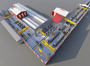 Navantia Seanergies y Windar Renovables se adjudican el primer contrato de monopiles XXL para su nueva fábrica de Fene 