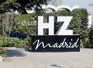 Entrada al Hipódromo de La Zarzuela.