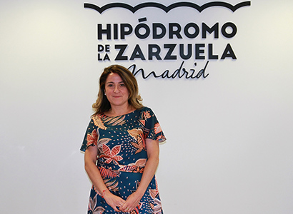 Ms. Maritcha Ruiz, the new chairperson at Hipódromo de La Zarzuela