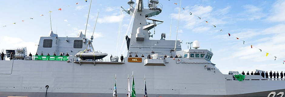 NAVANTIA entrega a la Real Marina de Arabia Saudí la tercera corbeta construida en Bahía de Cádiz