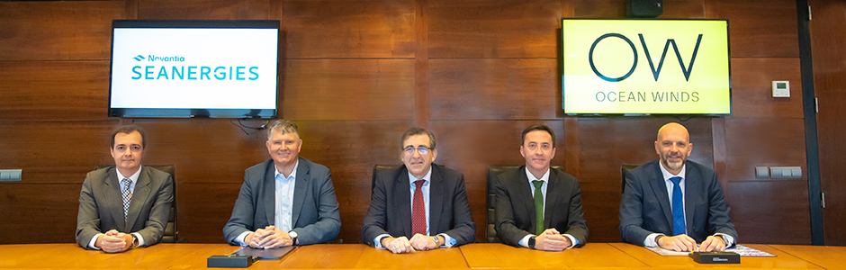 Ocean Winds contratará a Navantia Seanergies plataformas flotantes y otros elementos para parques eólicos marinos 