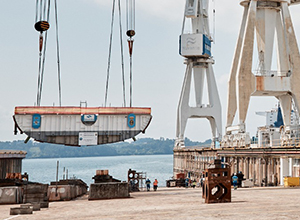 Puesta de quilla de la primera fragata F110 en el astillero de Ferrol