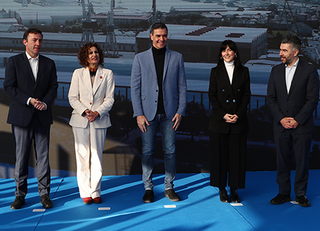 Pedro Sánchez destaca a NAVANTIA como ejemplo de reindustrialización, digitalización y cohesión territorial