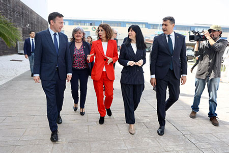 The First Vice President of the Government meets the management of NAVANTIA’ shipyard at San Fernando