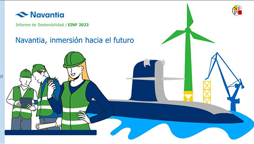 Informe de Sostenibilidad de NAVANTIA 2023: 1.300 millones de aportación al PIB, reducción de emisiones y sin brecha salarial de género