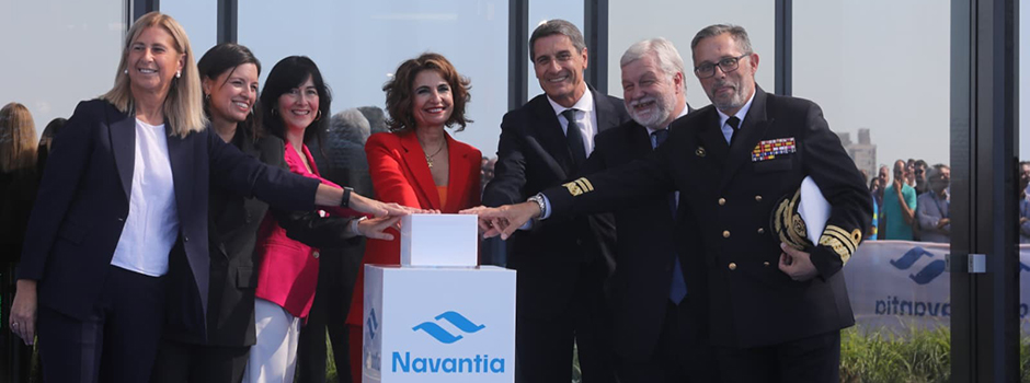 La vicepresidenta primera del Gobierno inaugura la sede del Centro de Excelencia de Sistemas Navales de NAVANTIA 