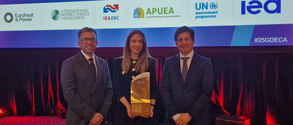 La red de calor de HUNOSA en Langreo recibe en Washington el mayor reconocimiento mundial con el premio de la Agencia Internacional de la Energía
