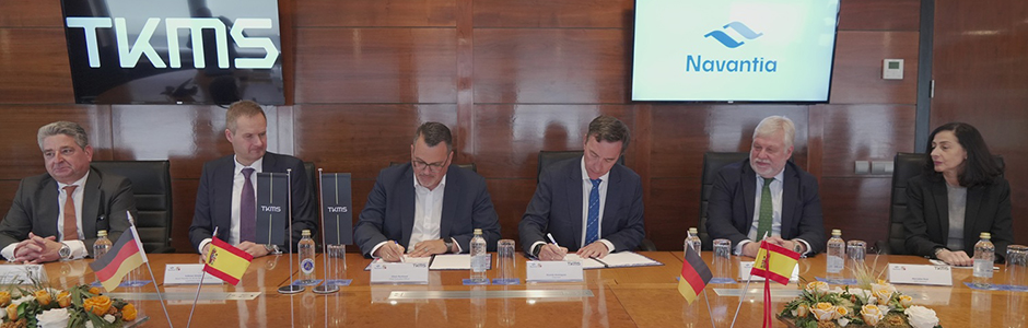 NAVANTIA y TKMS firman un Memorando de Entendimiento para explorar cooperación en construcción naval