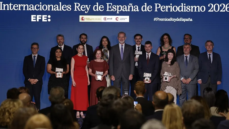 Los Premios Rey de España reconocen el periodismo en tiempos de guerra y desinformación 