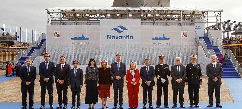 NAVANTIA celebra en Ferrol la botadura de la fragata F112 
