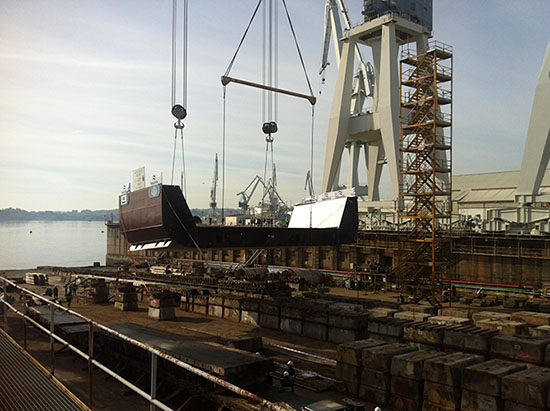 NAVANTIA pone la quilla del primer buque logístico para la Marina Australiana