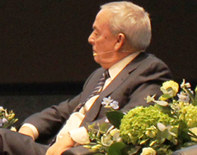 Carlos Solchaga, en el acto de homenaje al 40 aniversario de la Constitución.